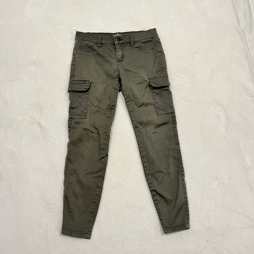 Soho NYC Green Skinny Jeggings - 0